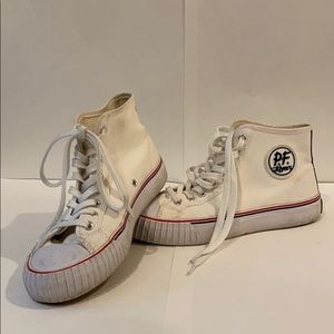 Women’s White High Top  P.F. Flyers